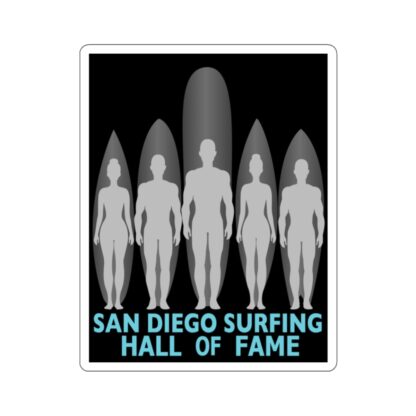 San Diego Surfing Hall of Fame Kiss-Cut Stickers - Image 4