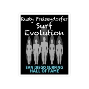 Decal Rusty Preisendorfer San Diego Surfing Hall of Fame - Industry Reshaper Design