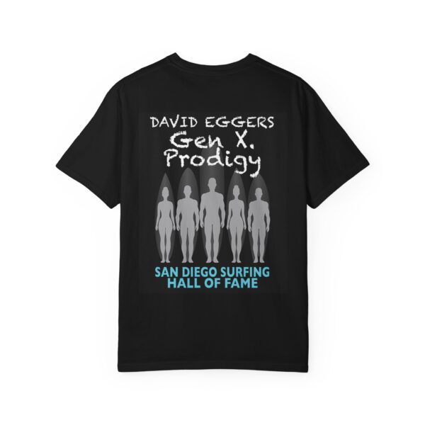 San Diego Surfing Hall of Fame Unisex T-Shirt - David Eggers Gen X Prodigy Design