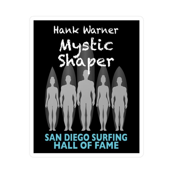 Decals Hank Warner San Diego Surfing Hall of Fame - Mystic Shaper Design