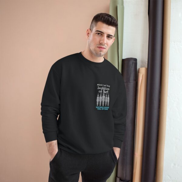 Champion Sweatshirt Mitch's Surf Shop San Diego Surfing Hall of Fame - Surfing Institution Design - Image 3