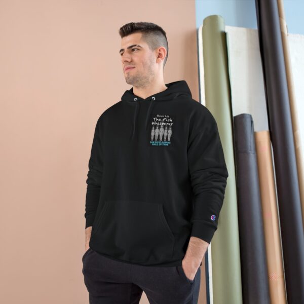 Steve Lis San Diego Surfing Hall of Fame Champion Hoodie - Fish Whisperer Design - Image 3