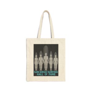 San Diego Surfing Hall of Fame Tote Bag - Eco-Friendly Cotton Canvas