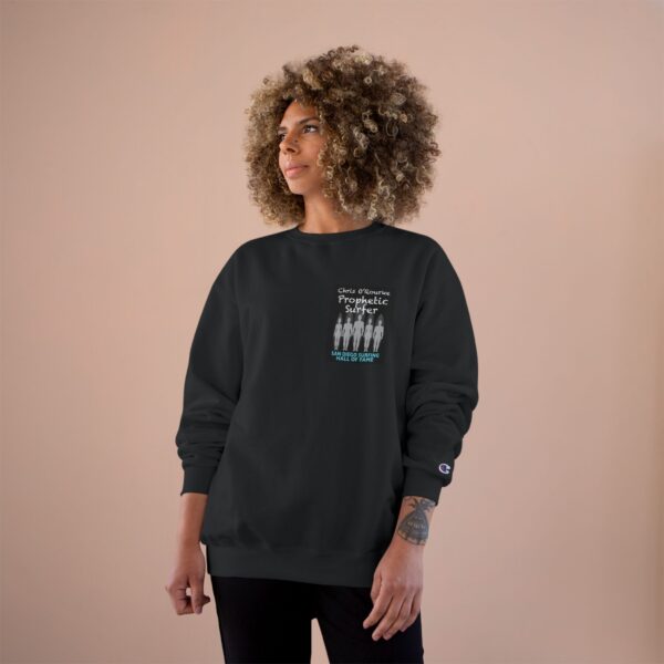 Champion Sweatshirt Chris O'Rourke San Diego Surfing Hall of Fame - Prophetic Surfer Design - Image 4