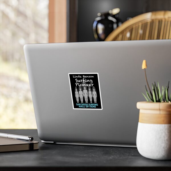 Decal Linda Benson San Diego Surfing Hall of Fame Surfing Pioneer Design - Image 4