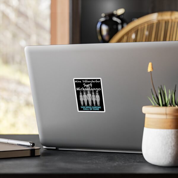 Decal Mike Diffenderfer Surfing Hall of Fame - Surf Michaelango Design - Image 4