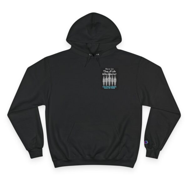 Steve Lis San Diego Surfing Hall of Fame Champion Hoodie - Fish Whisperer Design - Image 2