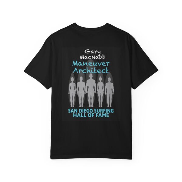 T-Shirt Gary MacNabb San Diego Surfing Hall of Fame - Maneuver Architect Design - Image 2