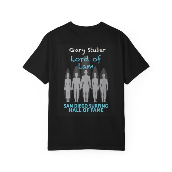 T-Shirt Gary Stuber San Diego Surfing Hall of Fame - Master Craftsman Design - Image 2