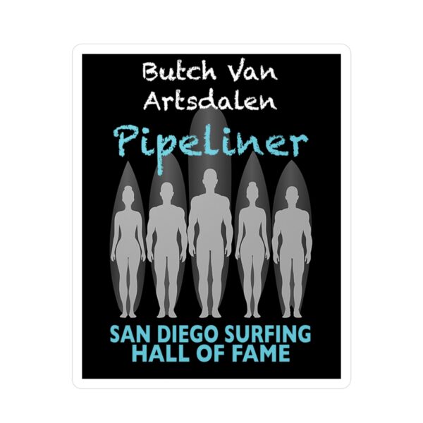 Decal Butch Van Atrsdalen San Diego Hall of Fame - Pipeliner Design