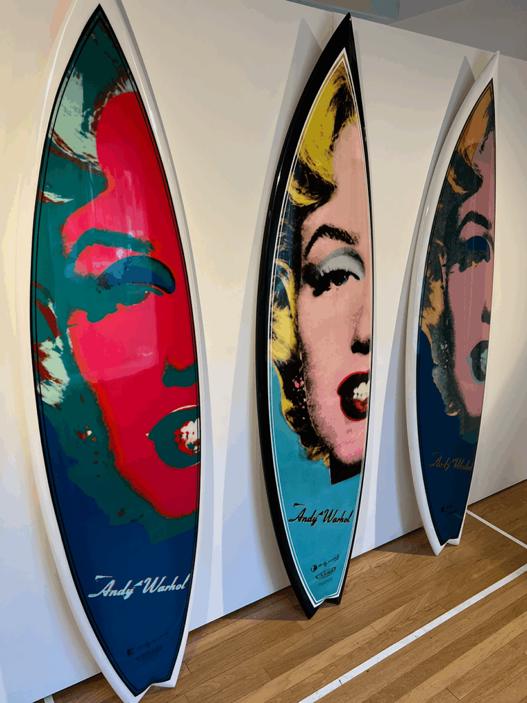 Tim Bessell Andy Warhol Surfboards