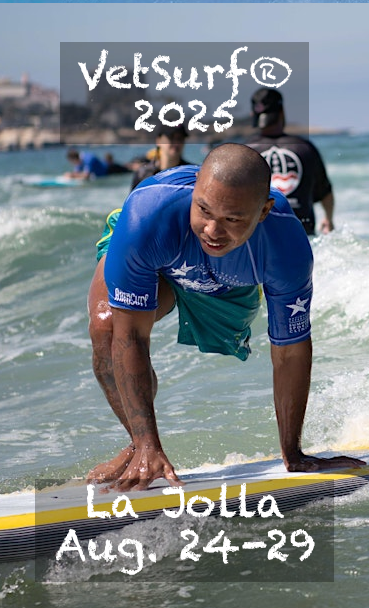 VetSurf® VA National Summer Sports Clinic, La Jolla CA, Aug 24-29